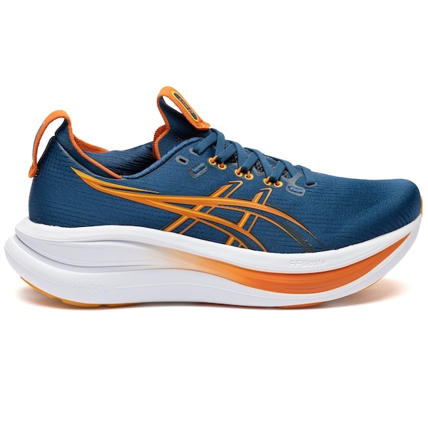 Imagem principal Tênis Masculino ASICS Gel-Nimbus 28 ASICS AZUL/LARANJA