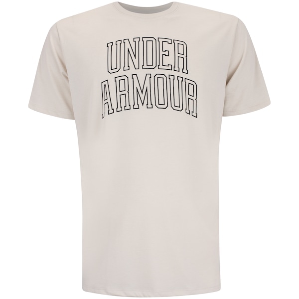 Imagem principal Camiseta Under Armour Rival Masculina Under Armour OFF WHITE/PRETO