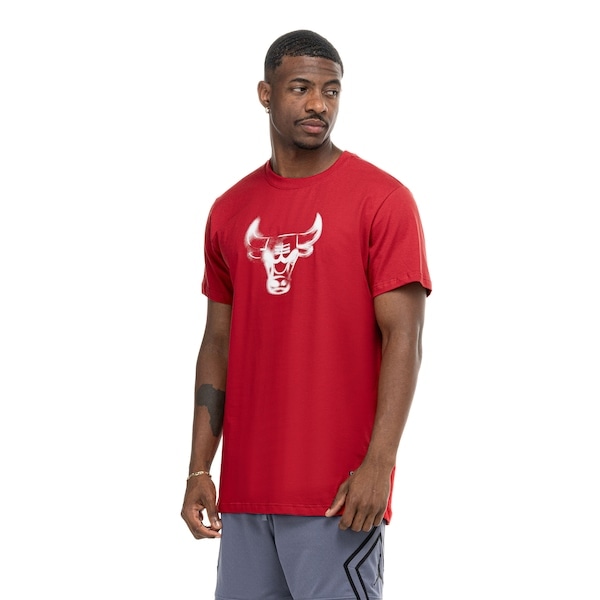 Imagem principal Camiseta Chicago Bulls NBA Spray Bulls N0923 Masculina NBA VERMELHO