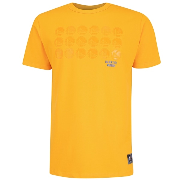 Imagem principal Camiseta Golden State Warriors NBA Pattern N0939 Masculina NBA AMARELO