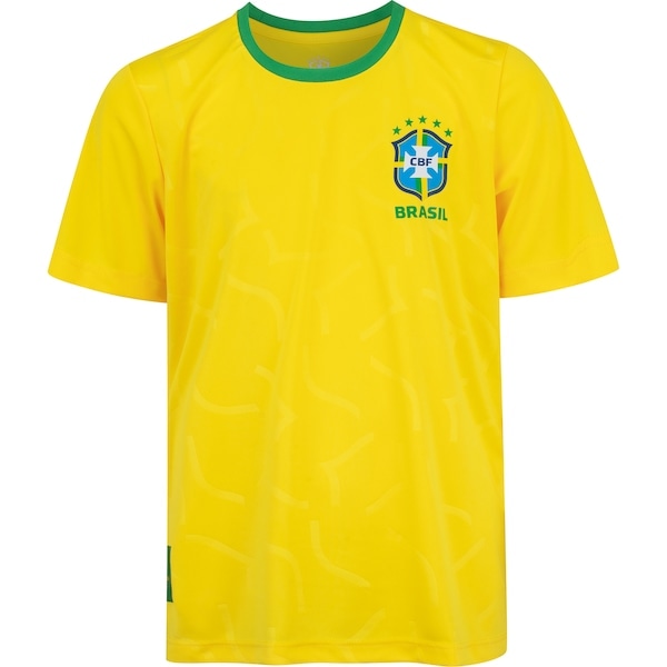 Imagem principal Camiseta da Seleção do Brasil CBF 26/27 Infantil Cbf AMARELO