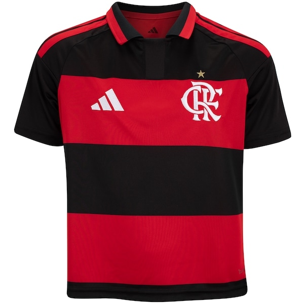 Imagem principal Camisa do Flamengo I 26/27 Torcedor adidas Infantil Adidas VERMELHO/PRETO