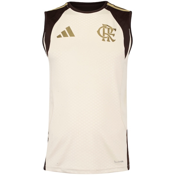 Imagem principal Camiseta Regata do Flamengo Treino 26/27 adidas Masculina Adidas BEGE