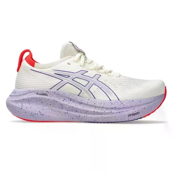 Imagem principal Tênis Asics Nimbus 27 Tokyo Feminino ASICS BEGE/BRANCO