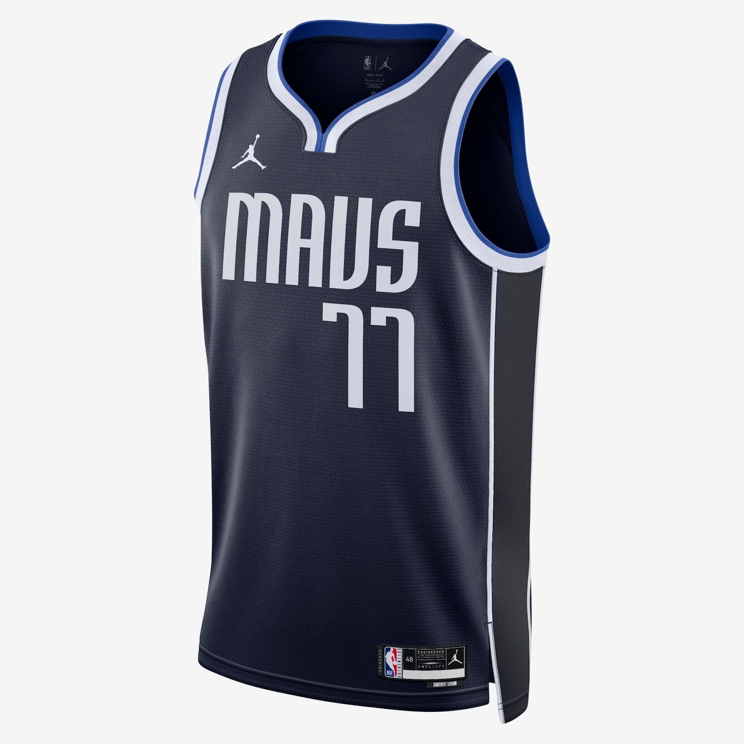 Imagem principal Regata Nike Dallas Mavericks Statement Edition 2022/23 Masculina Nike Azul