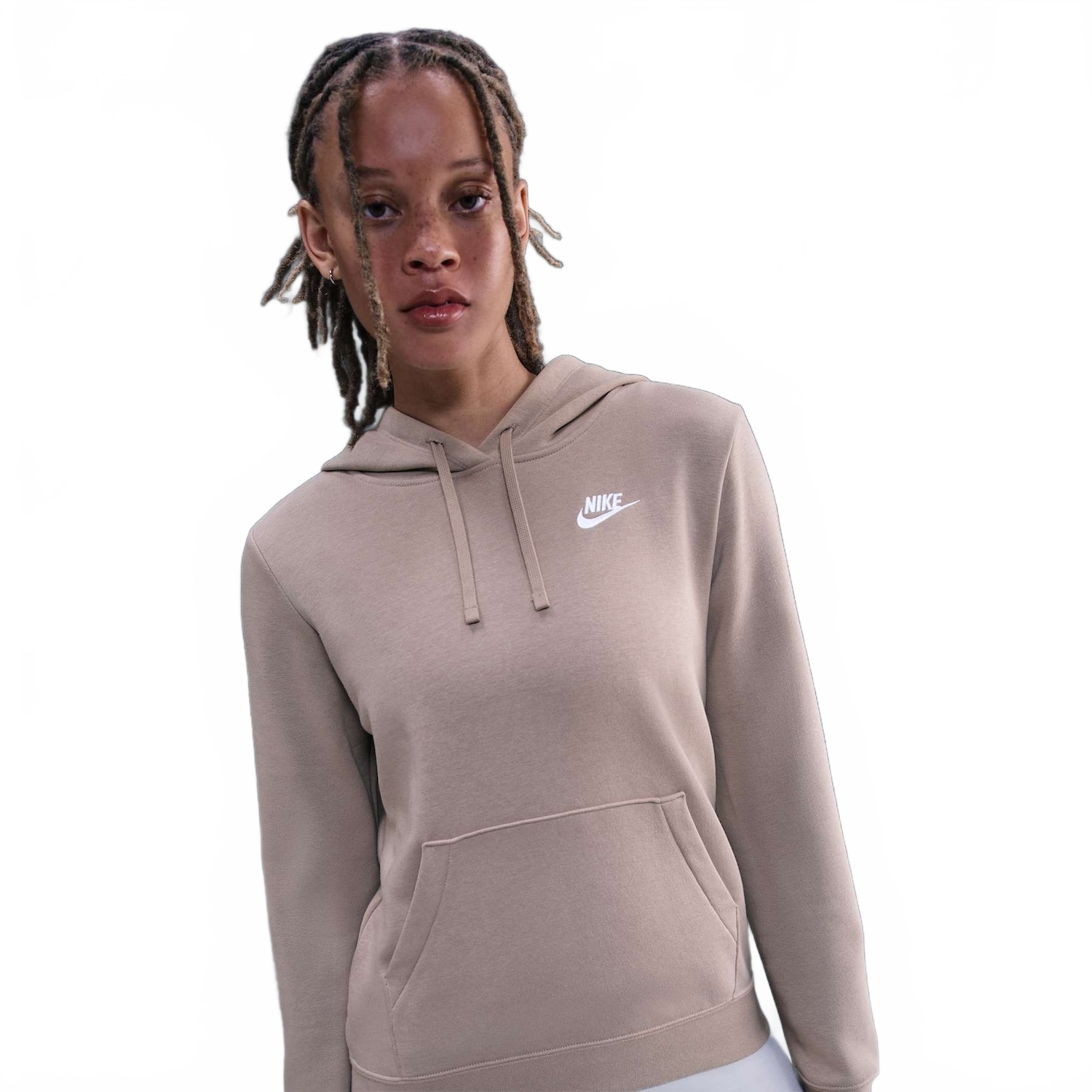 Imagem principal Blusão Nike Sportswear Club Fleece Feminino Nike Sportswear Bege