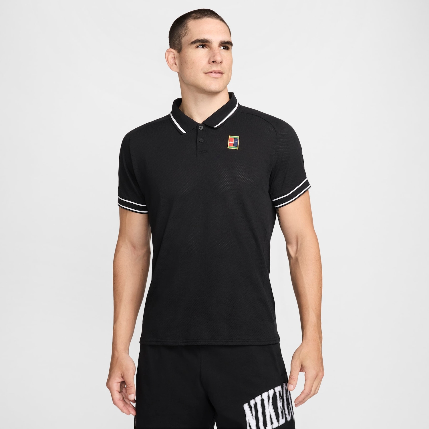 Imagem principal Camisa Polo Nike Court Heritage Masculina Nike Preto