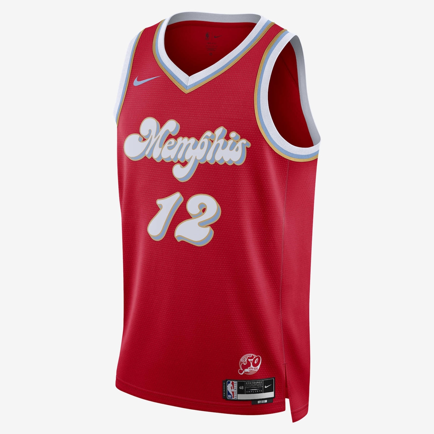 Imagem principal Regata Nike Memphis Grizzlies City Edition 2024/25 Masculina Nike Vermelho
