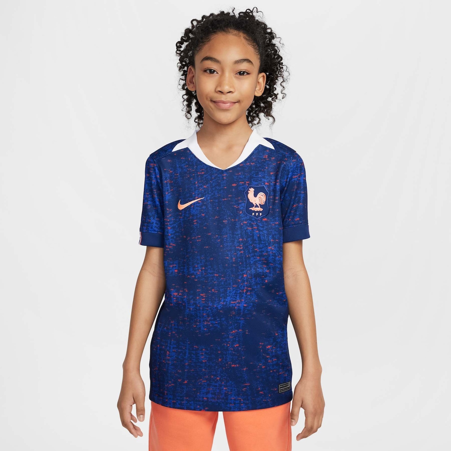 Imagem principal Camisa Nike França I 2025/26 Torcedor Pro Infantil Nike Azul