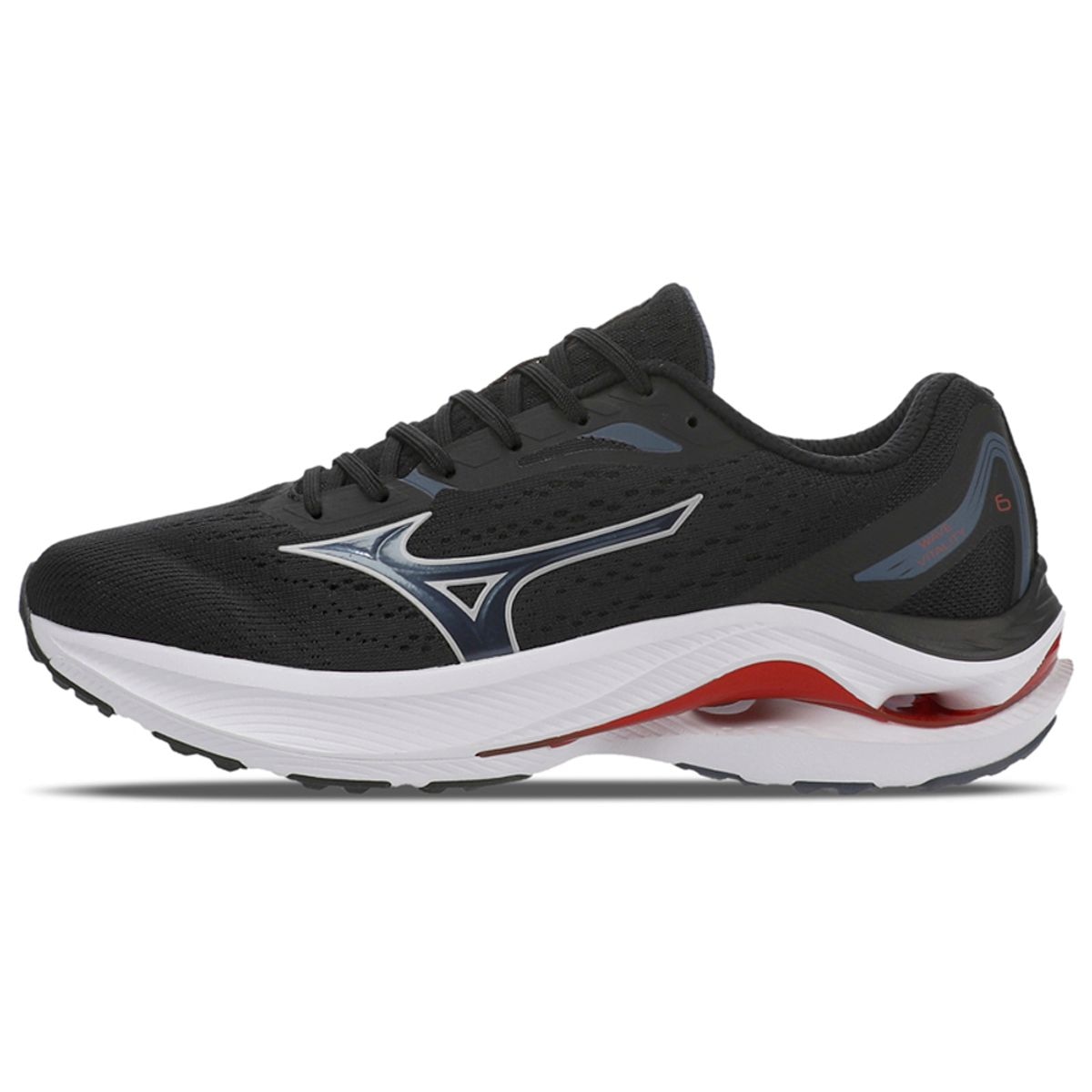 Imagem principal Tênis de Corrida Masculino Mizuno Wave Vitality 6 Preto Mizuno