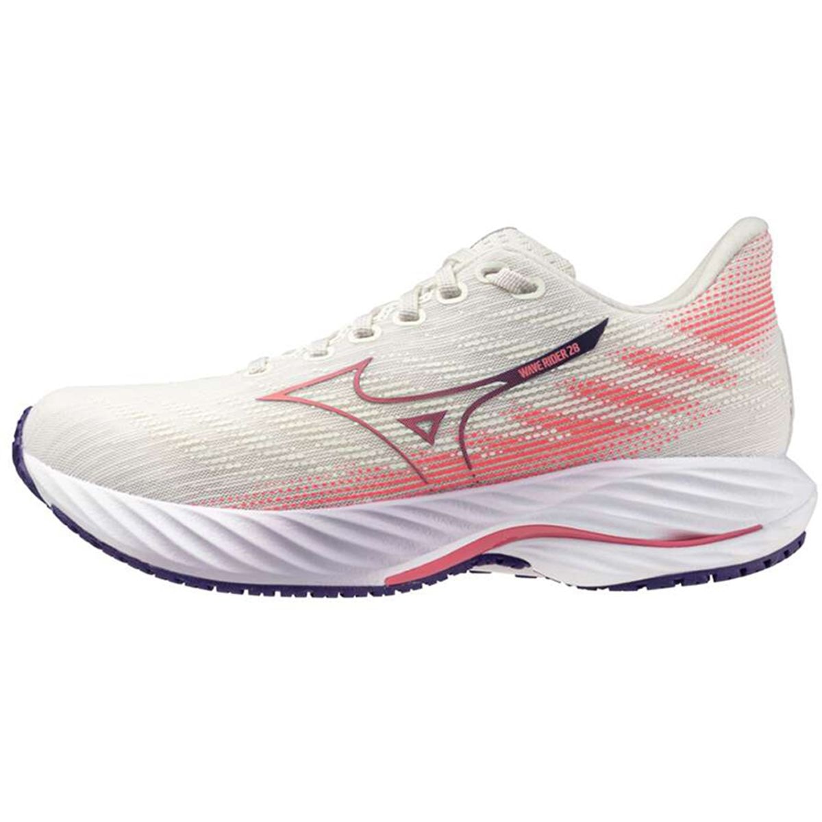 Imagem principal Tênis de Corrida Feminino Mizuno Wave Rider 28 Branco Mizuno