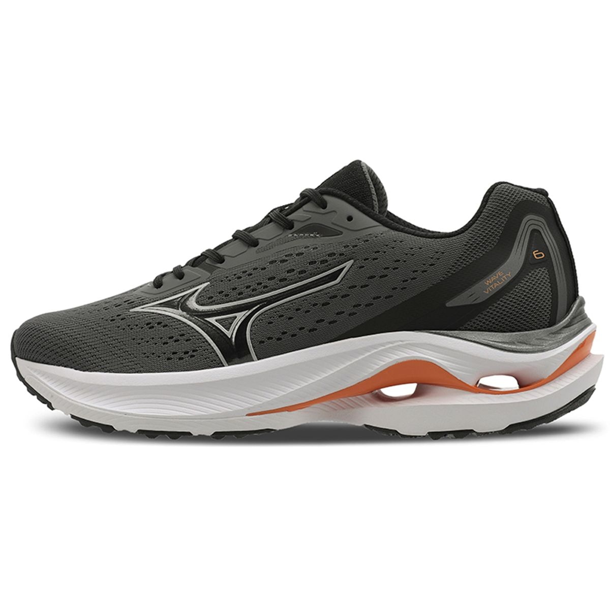 Imagem principal Tênis de Corrida Masculino Mizuno Wave Vitality 6 Cinza Mizuno