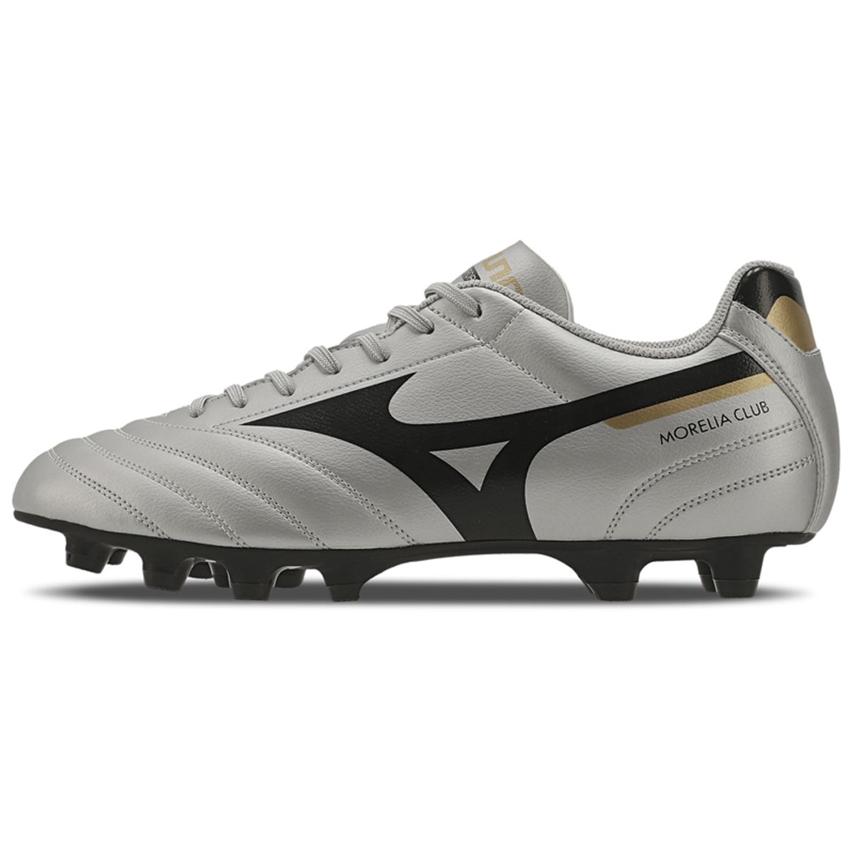 Imagem principal Chuteira de Campo Masculina Mizuno Morelia Club MD Prata Mizuno