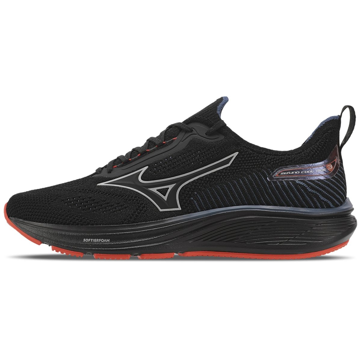 Imagem principal Tênis de Corrida Masculino Mizuno Cool Ride 3 Preto Mizuno