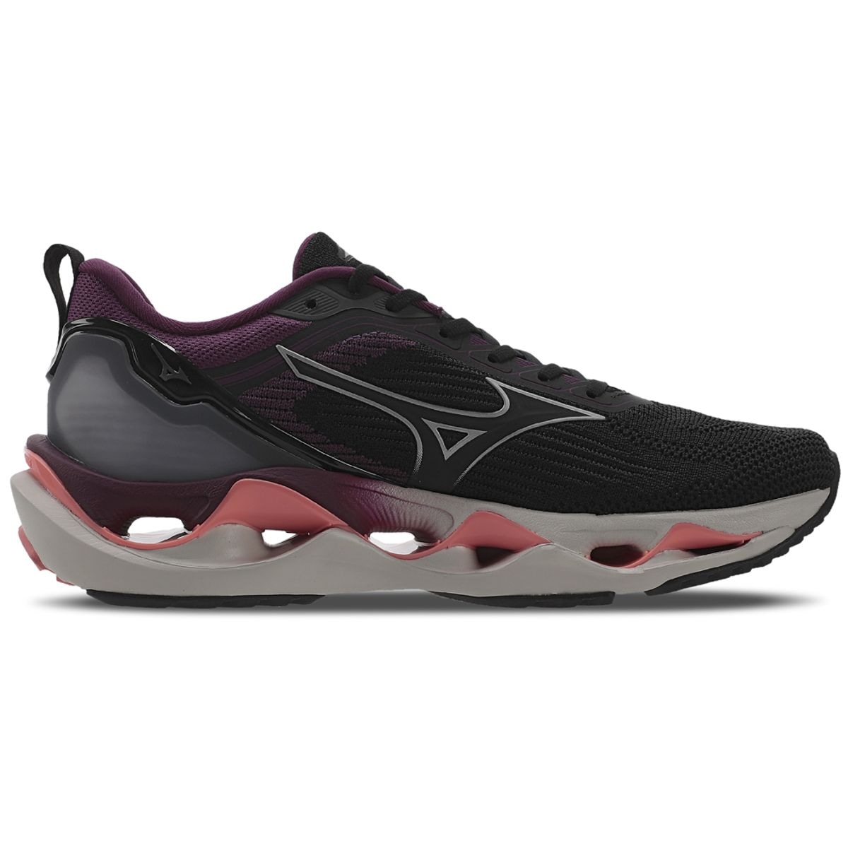 Imagem principal Tênis de Corrida Feminino Mizuno Wave Stratos 3 Preto Mizuno