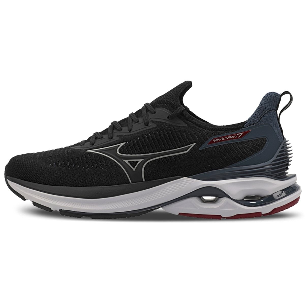 Imagem principal Tênis de Corrida Masculino Mizuno Wave Mirai 7 Preto Mizuno