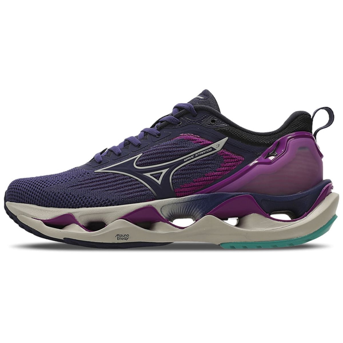 Imagem principal Tênis de Corrida Feminino Mizuno Wave Stratos 3 Roxo Mizuno
