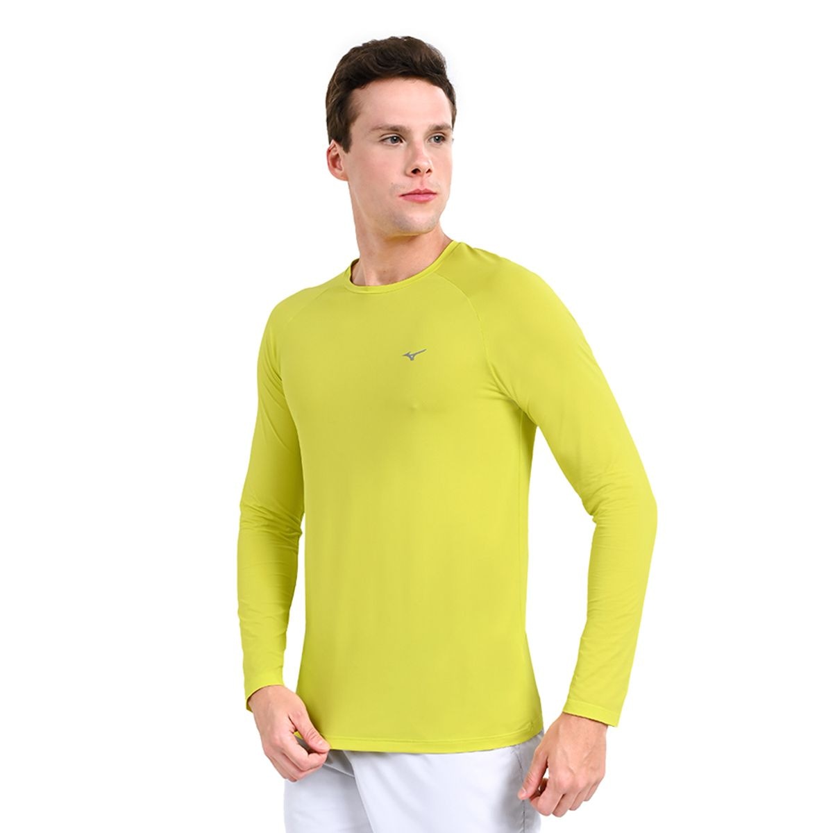 Imagem principal Camiseta Manga Longa de Corrida Masculina Mizuno Pro Uv +50 Verde Mizuno