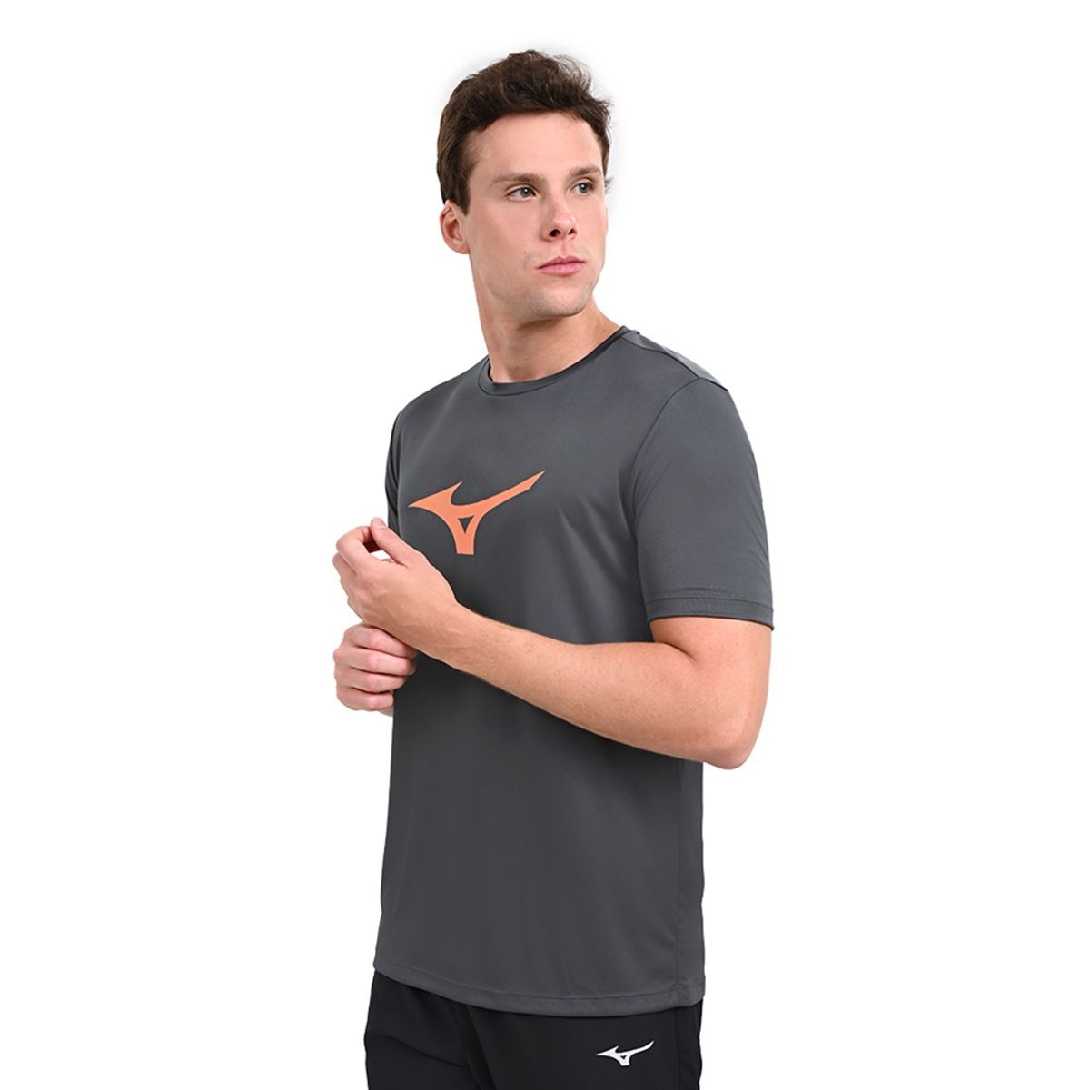 Imagem principal Camiseta de Treino Masculina Mizuno Run Spark Cinza Mizuno
