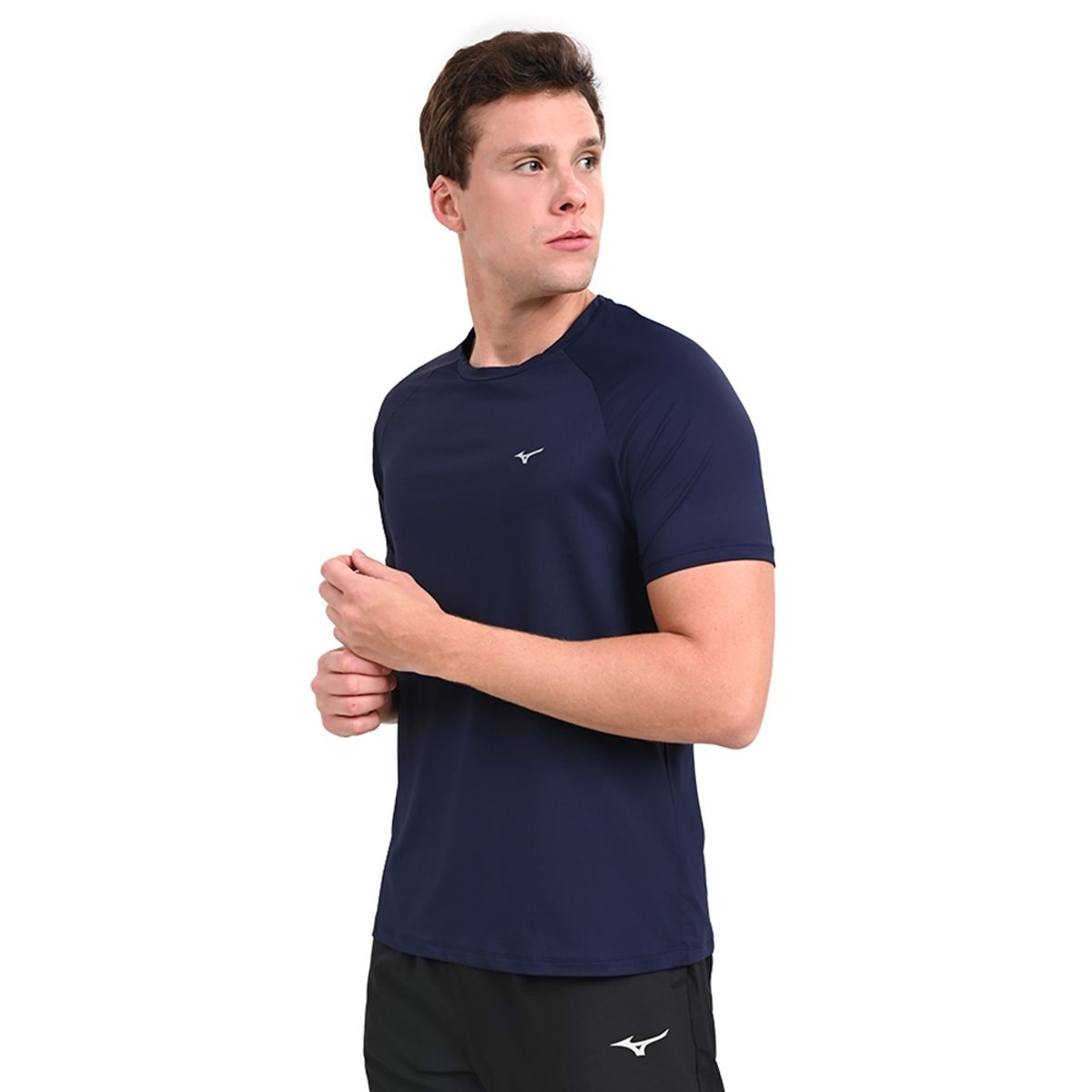 Imagem principal Camiseta de Corrida Masculina Mizuno Pro Uv Azul Mizuno