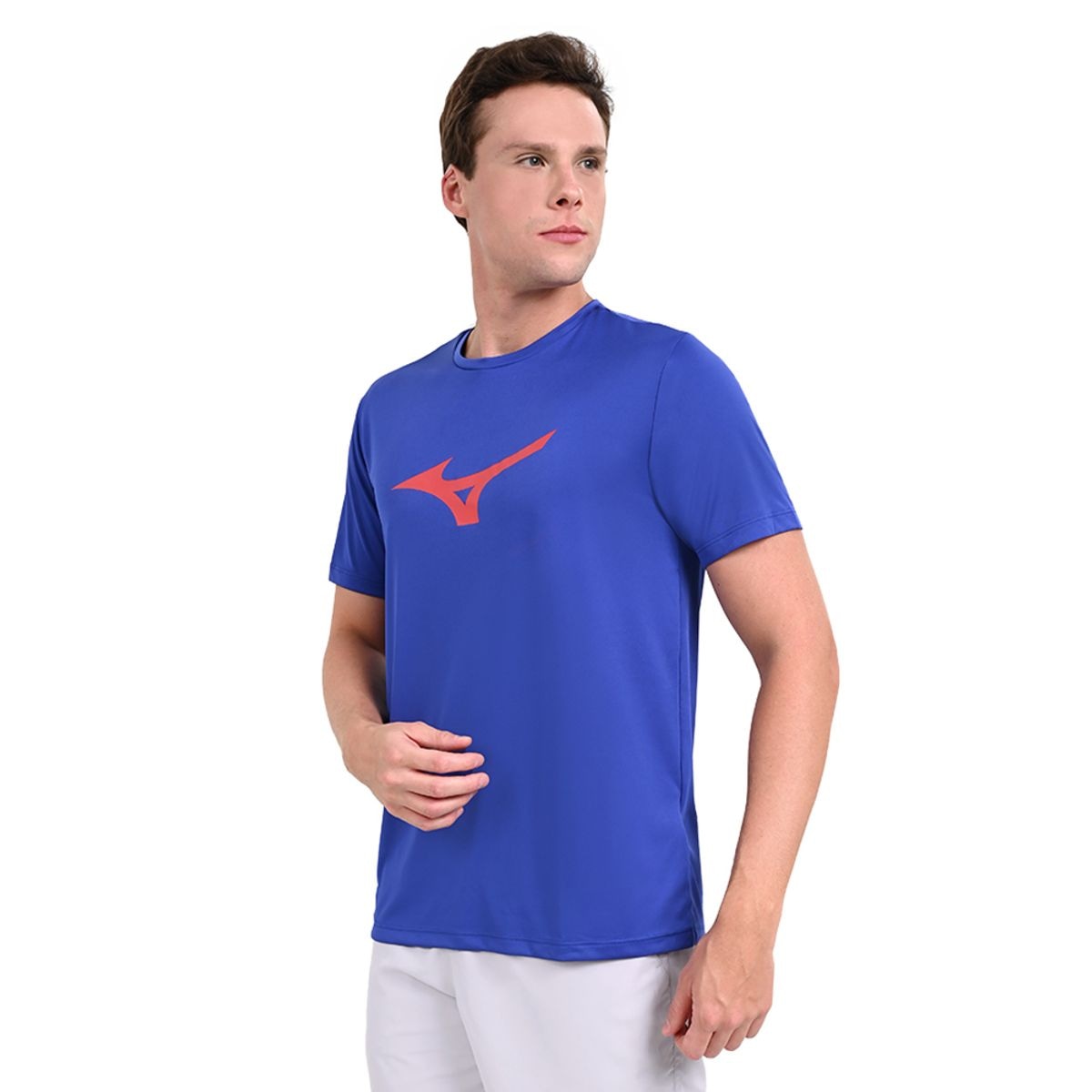 Imagem principal Camiseta de Treino Masculina Mizuno Run Spark Azul Mizuno