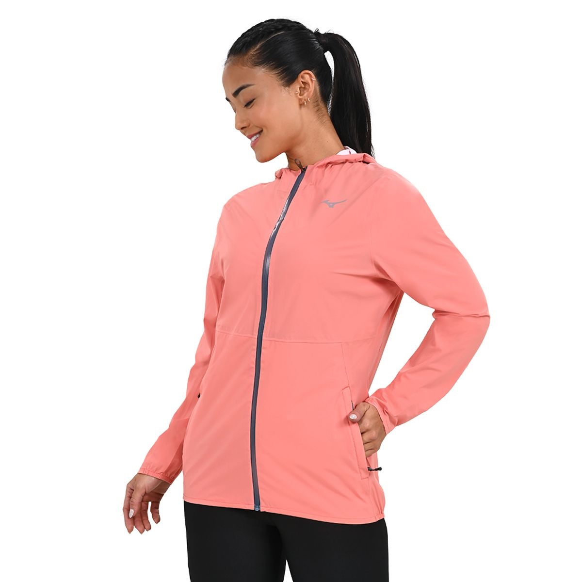 Imagem principal Jaqueta de Corrida Feminina Mizuno Waterproof 20K Laranja Mizuno