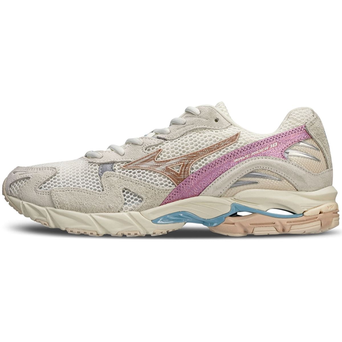 Imagem principal Tênis Casual Mizuno Wave Rider 10 Bege Mizuno