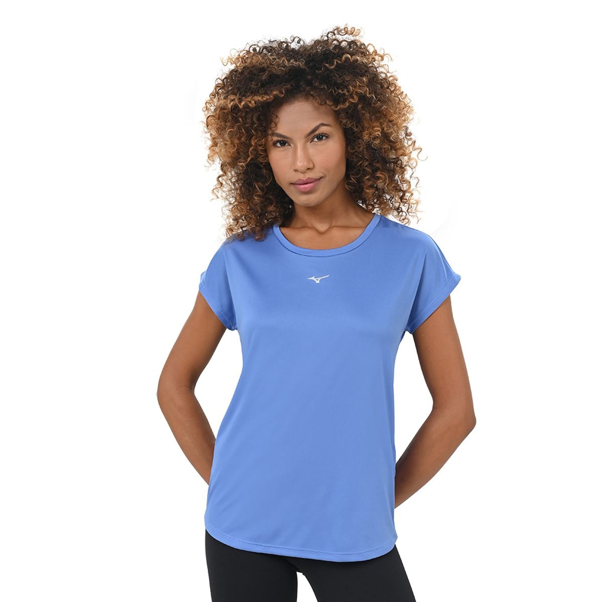 Imagem principal Camiseta de Treino Feminina Mizuno Spark New Azul Mizuno
