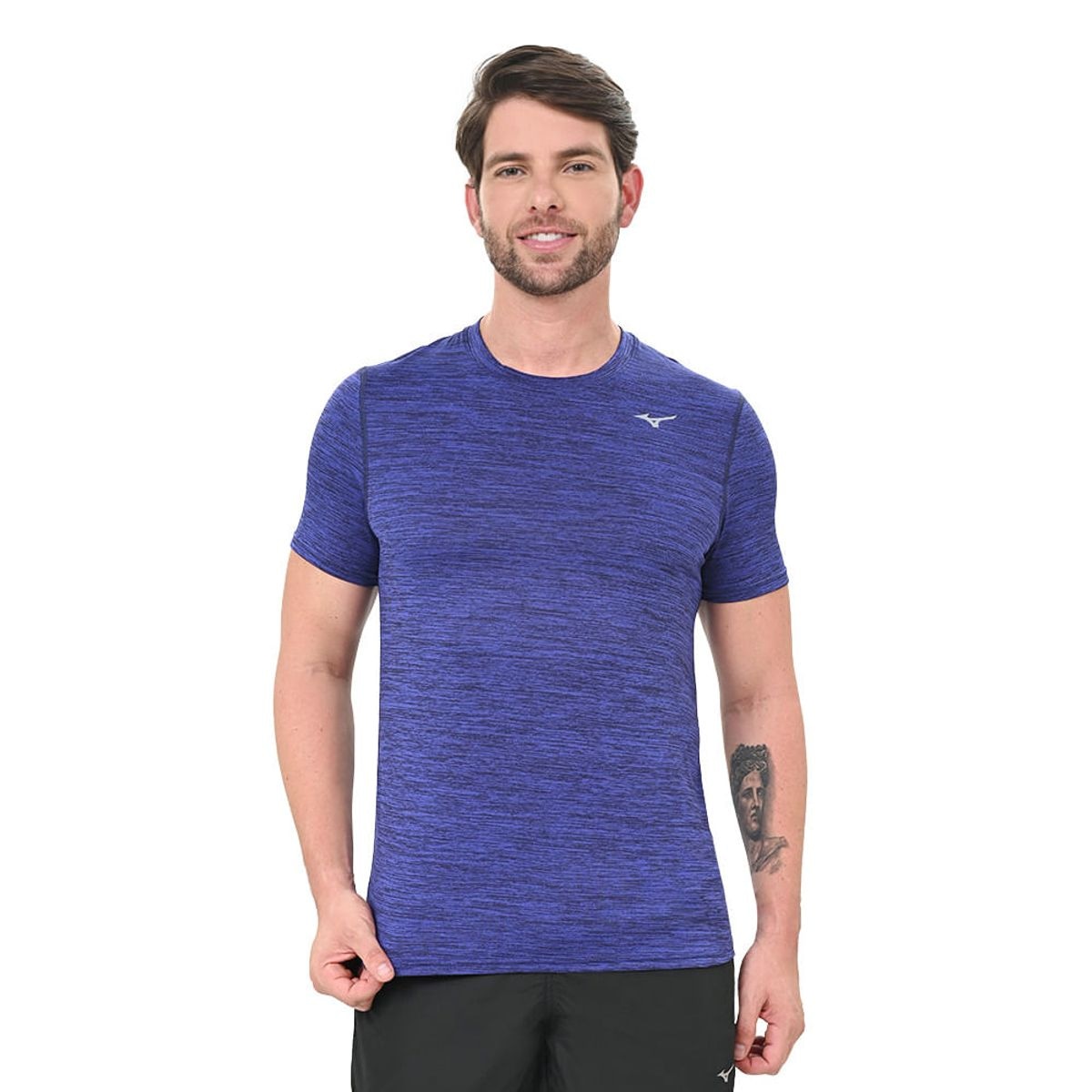 Imagem principal Camiseta de Treino Masculina Mizuno Impulse Core Azul Mizuno