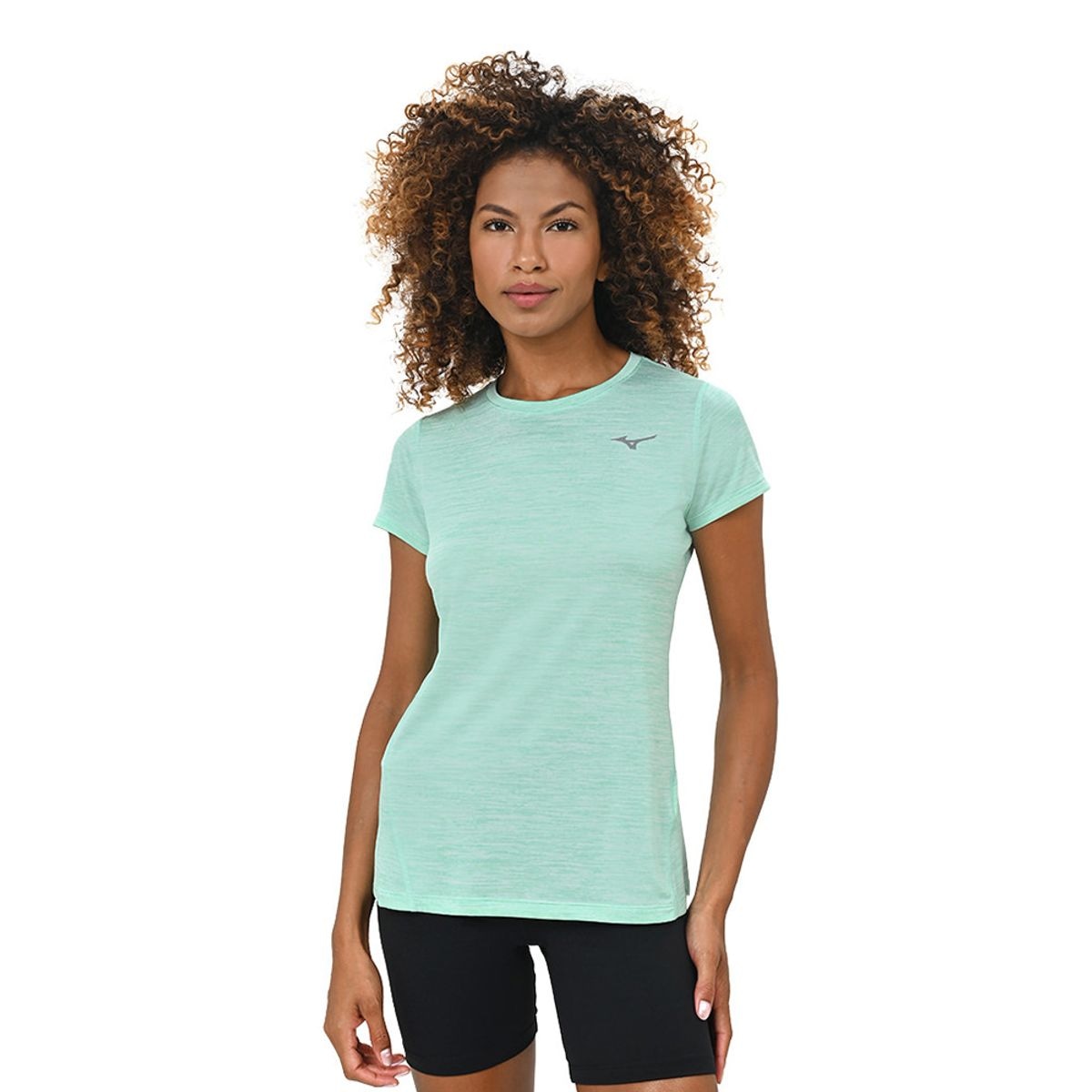 Imagem principal Camiseta de Treino Feminina Mizuno Impulse Core Azul Mizuno