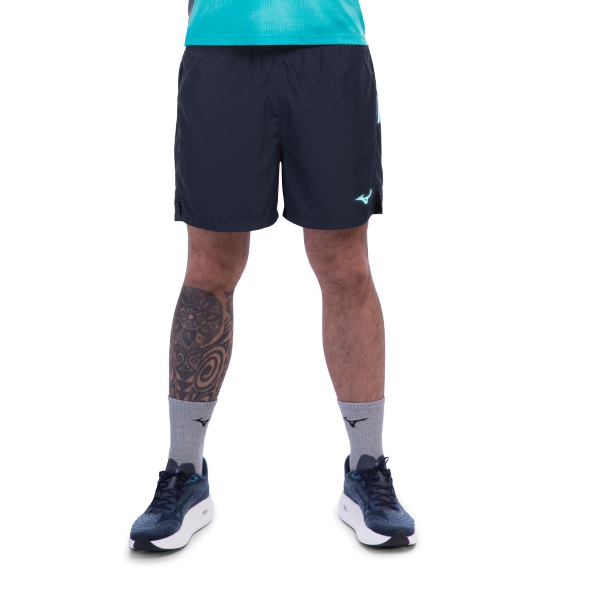 Imagem principal Bermuda de Corrida Mizuno Run Easy 5 Masculina Azul Mizuno