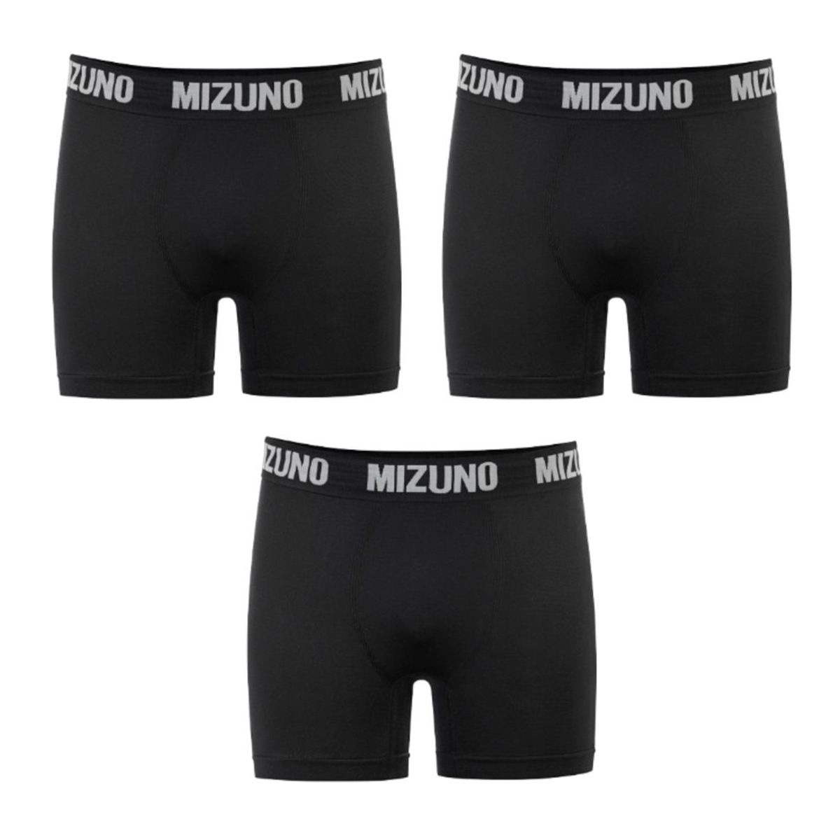 Imagem principal Kit 3 Cuecas Boxer Mizuno Preto Mizuno