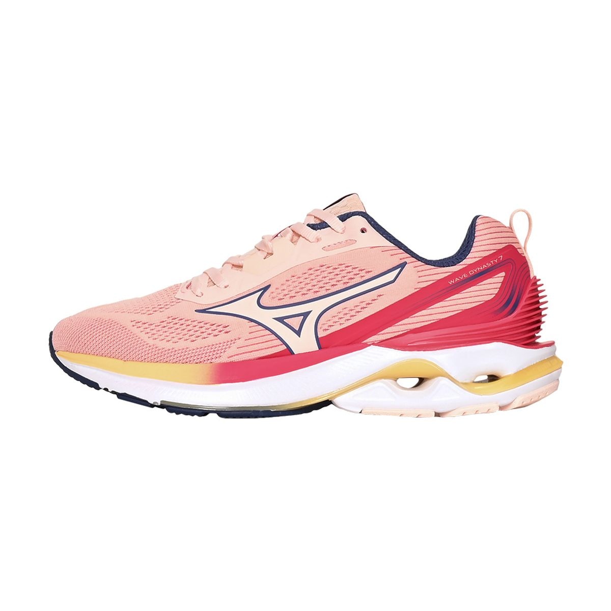 Imagem principal Tênis de Corrida Feminino Mizuno Wave Dynasty 7 Rosa Mizuno