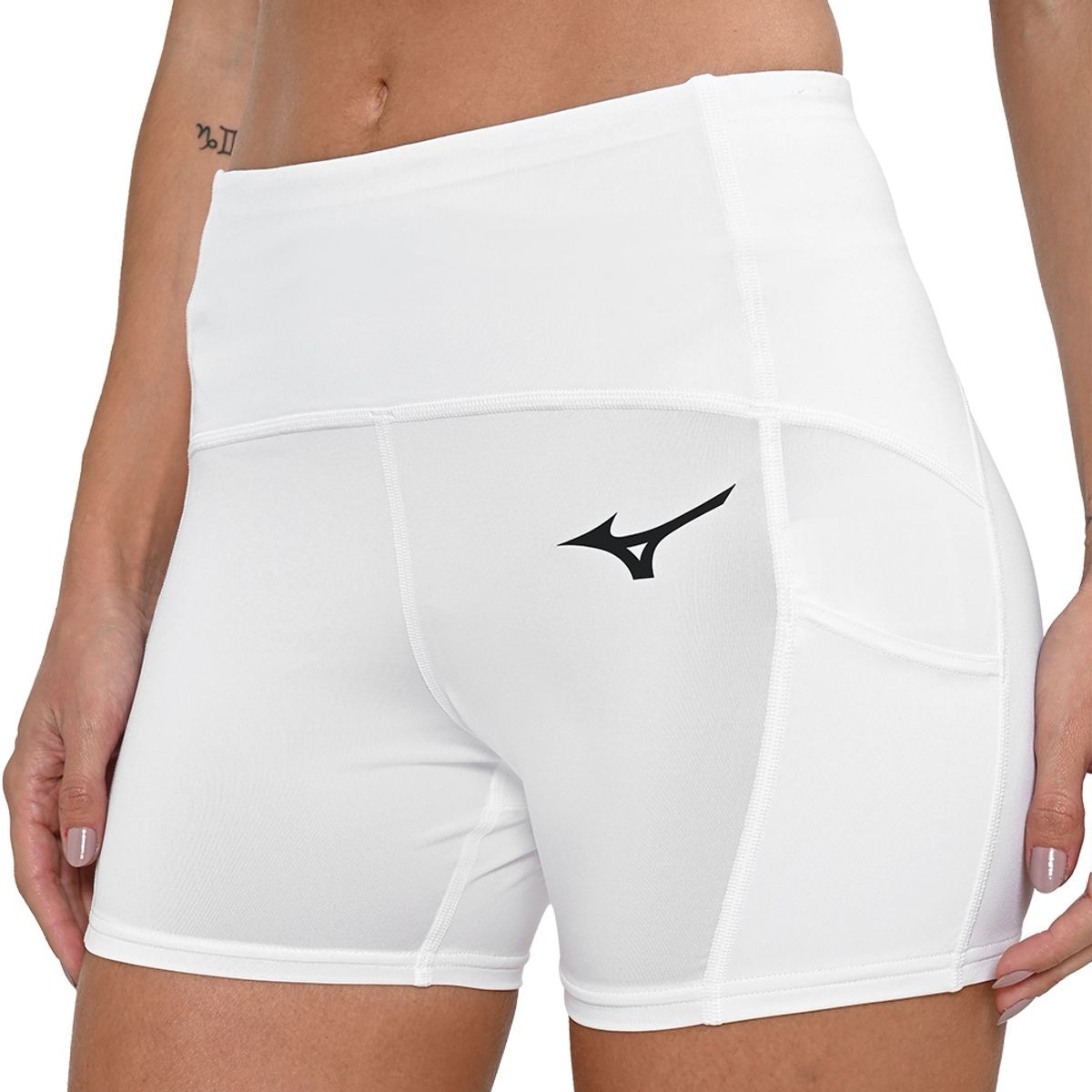 Imagem principal Shorts de Tennis Feminino Mizuno Tight Branco Mizuno