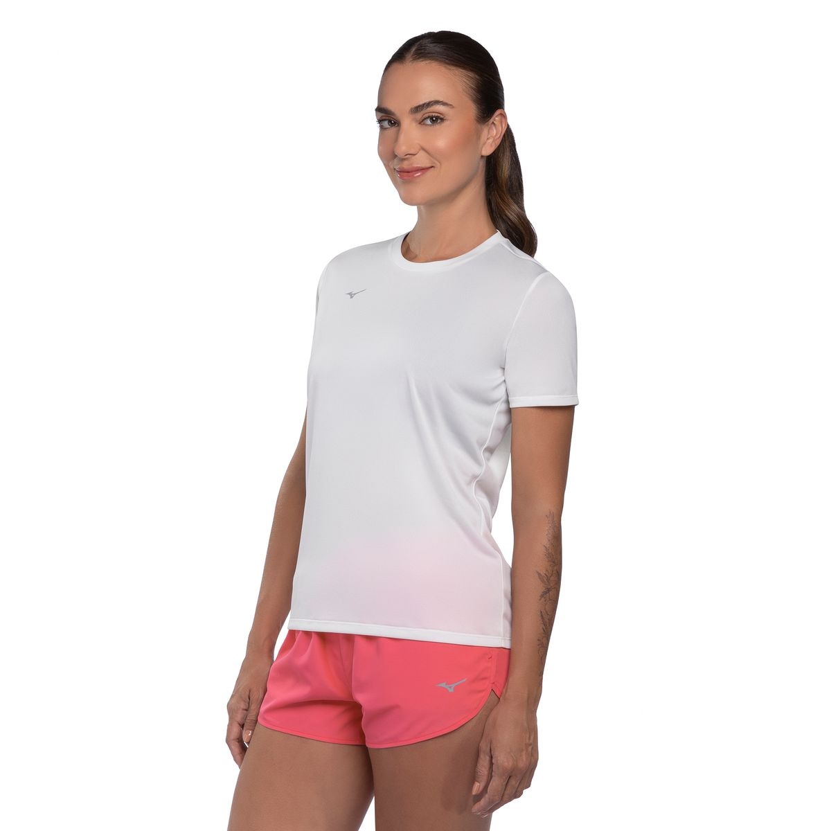 Imagem principal Camiseta de Treino Mizuno Energy 2.0 Feminina Branco Mizuno
