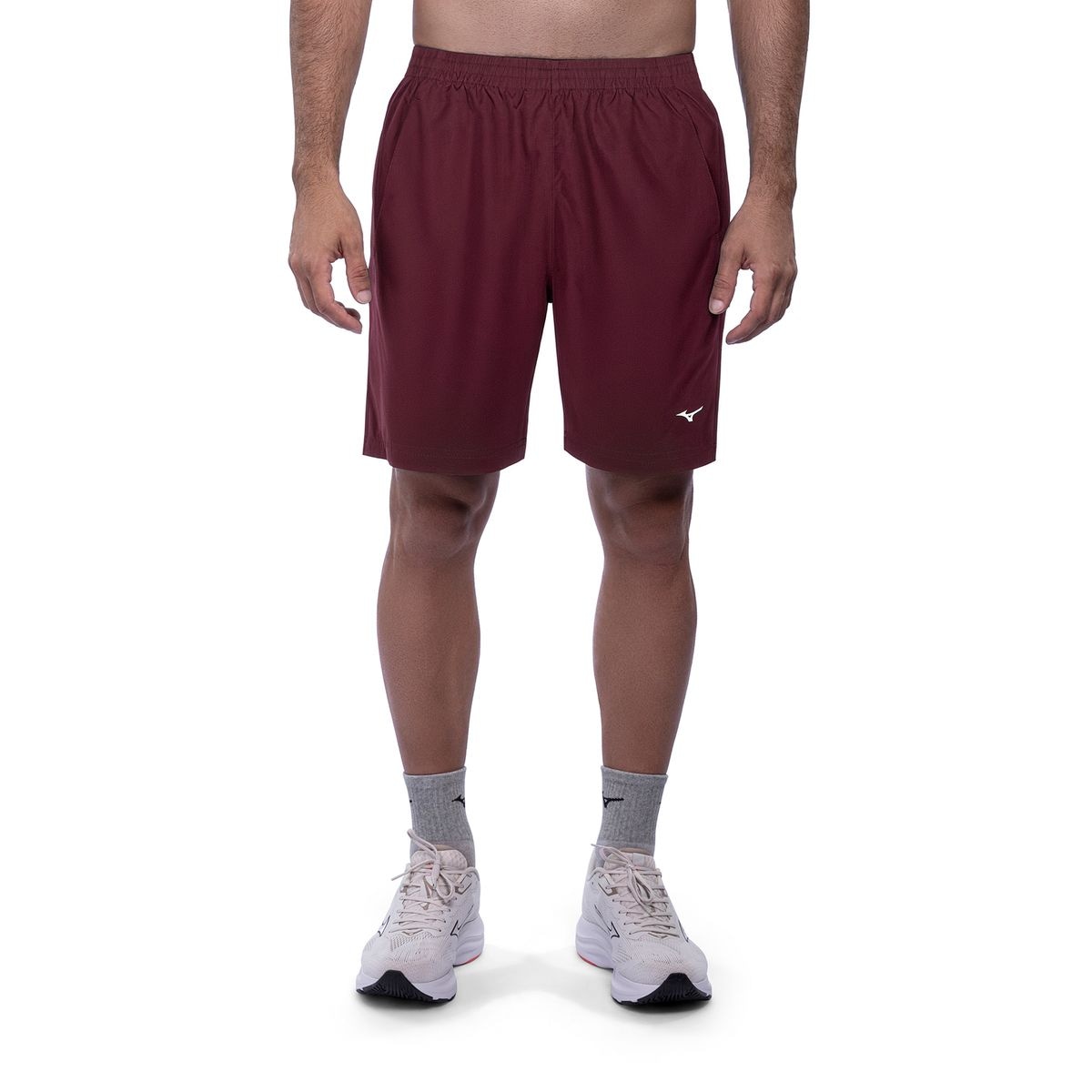 Imagem principal Bermuda de Treino Mizuno Energy 7 Masculina Bordô Mizuno