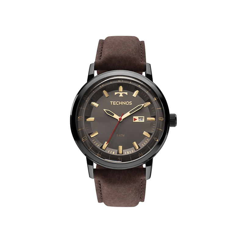 Imagem principal Relógio Technos Masculino em Couro Marrom 2115LAQ/2M Technos