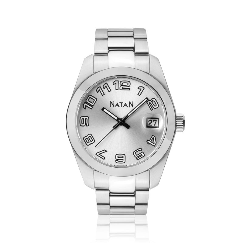 Imagem principal Relógio Natan Clássico Feminino em Aço Prateado Natan