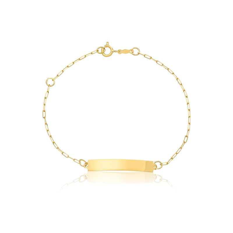 Imagem principal Pulseira Infantil Personalizável em Ouro Amarelo 18k - 15 cm Monte Carlo
