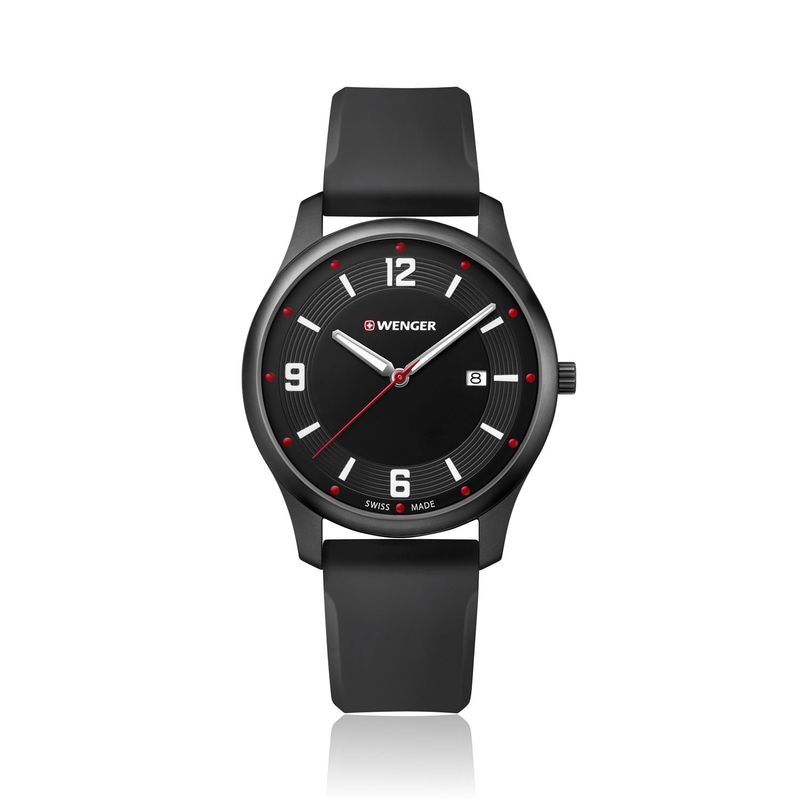 Imagem principal Relógio Suíço Wenger Masculino em Silicone Preto Wenger