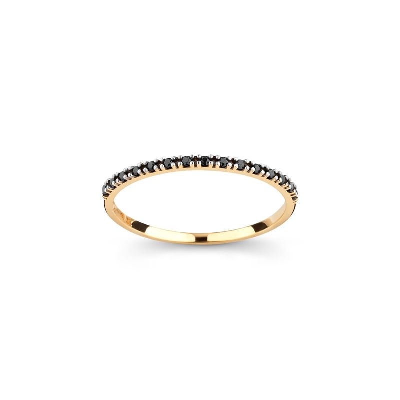 Imagem principal Anel Meia Aliança com Espinélio em Ouro Amarelo 18k Monte Carlo