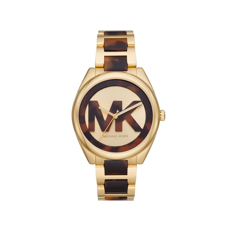 Imagem principal Relógio Michael Kors Feminino em Aço Dourado com Acetato Michael Kors