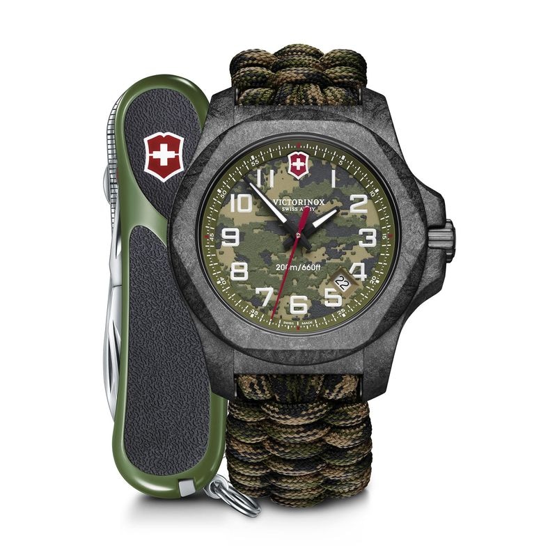 Imagem principal Relógio Victorinox I.N.O.X. Masculino com Pulseira Paracord com Kit Canivete Ed Limitada 241927.1 Victorinox