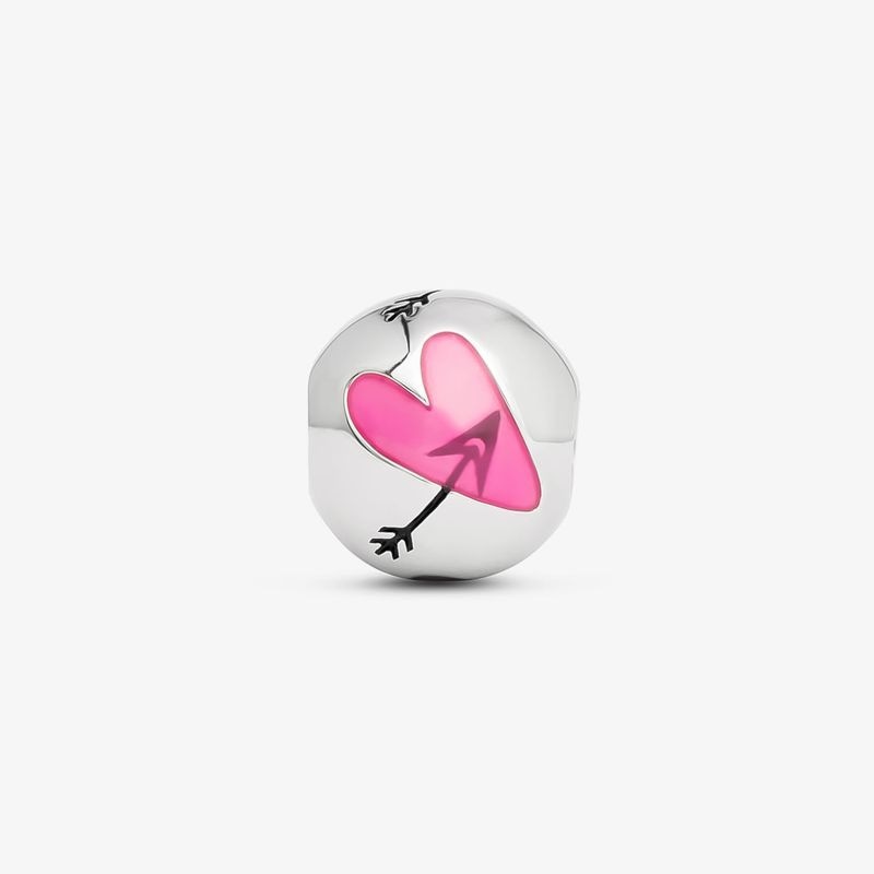 Imagem principal Charm Coração Flechado em Prata 925 Jolie by Monte Carlo