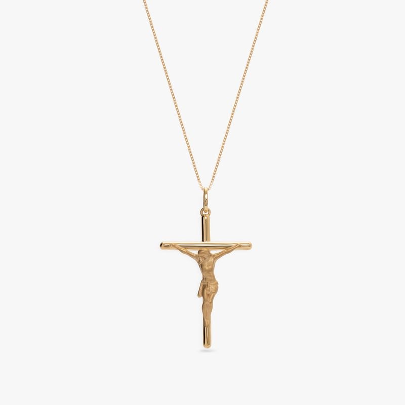 Imagem principal Pingente Crucifixo em Ouro Amarelo 18k Monte Carlo
