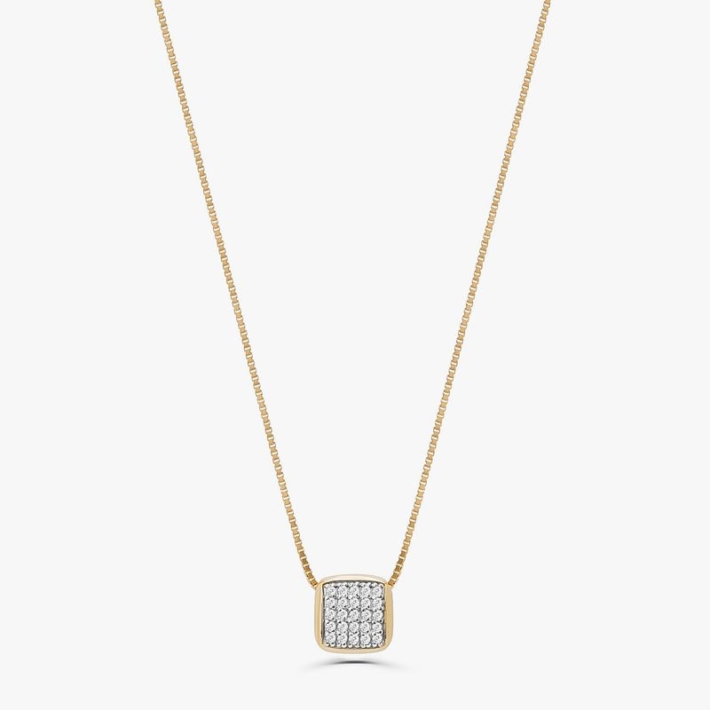 Imagem principal Pingente com Pavê de Diamantes em Ouro Amarelo 18k Monte Carlo