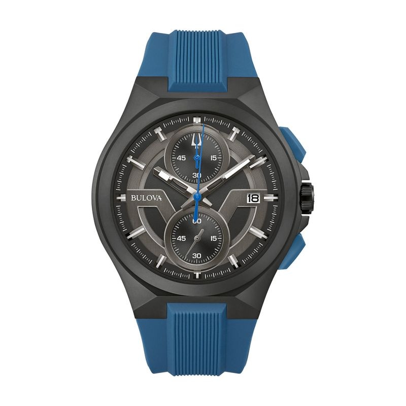 Imagem principal Relógio Bulova Machine Masculino em Silicone Azul 98B380 Bulova