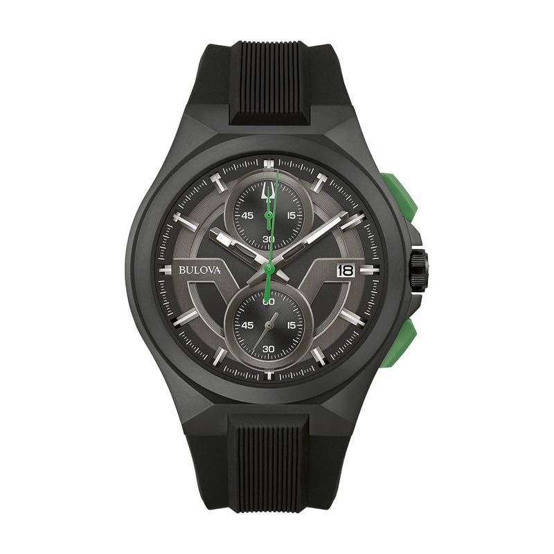 Imagem principal Relógio Bulova Machine Masculino em Silicone Preto 98B381 Bulova