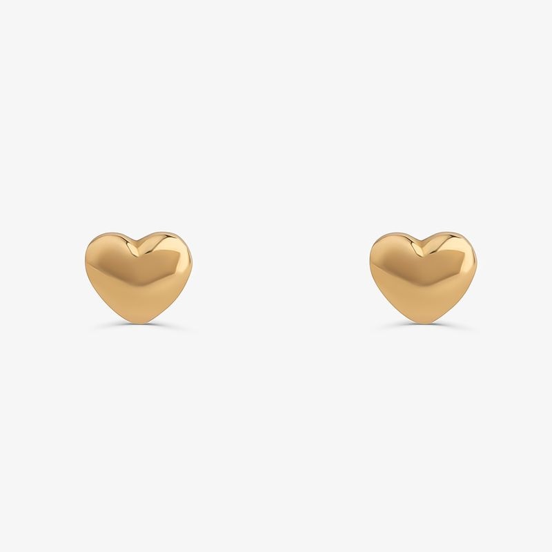 Imagem principal Brinco Coração em Ouro Amarelo 18k Monte Carlo