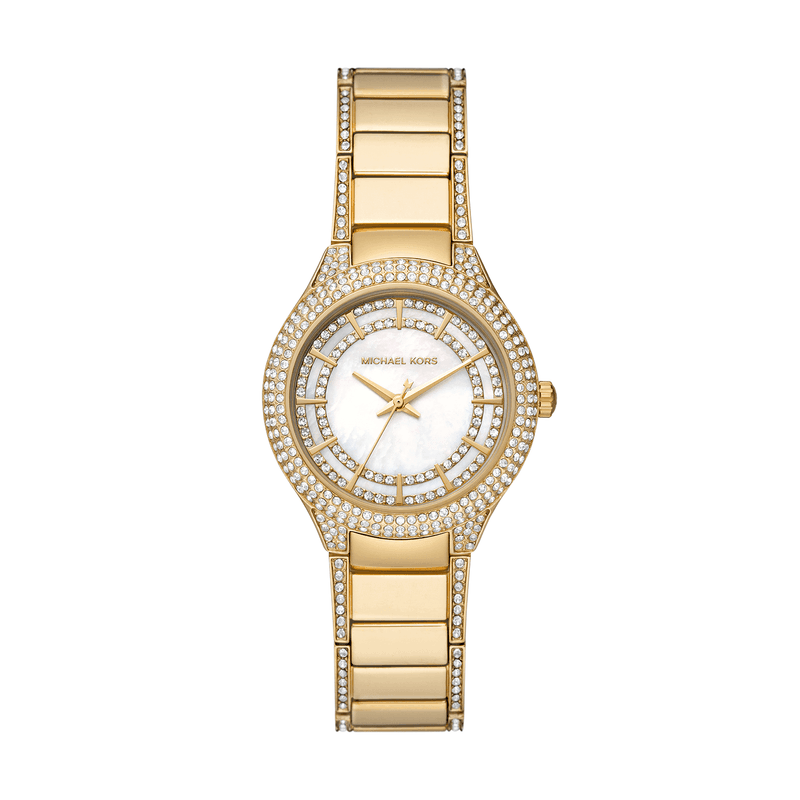Imagem principal Relógio Michael Kors Feminino em Aço Dourado com Cristais e Madrepérola MK4655 Michael Kors